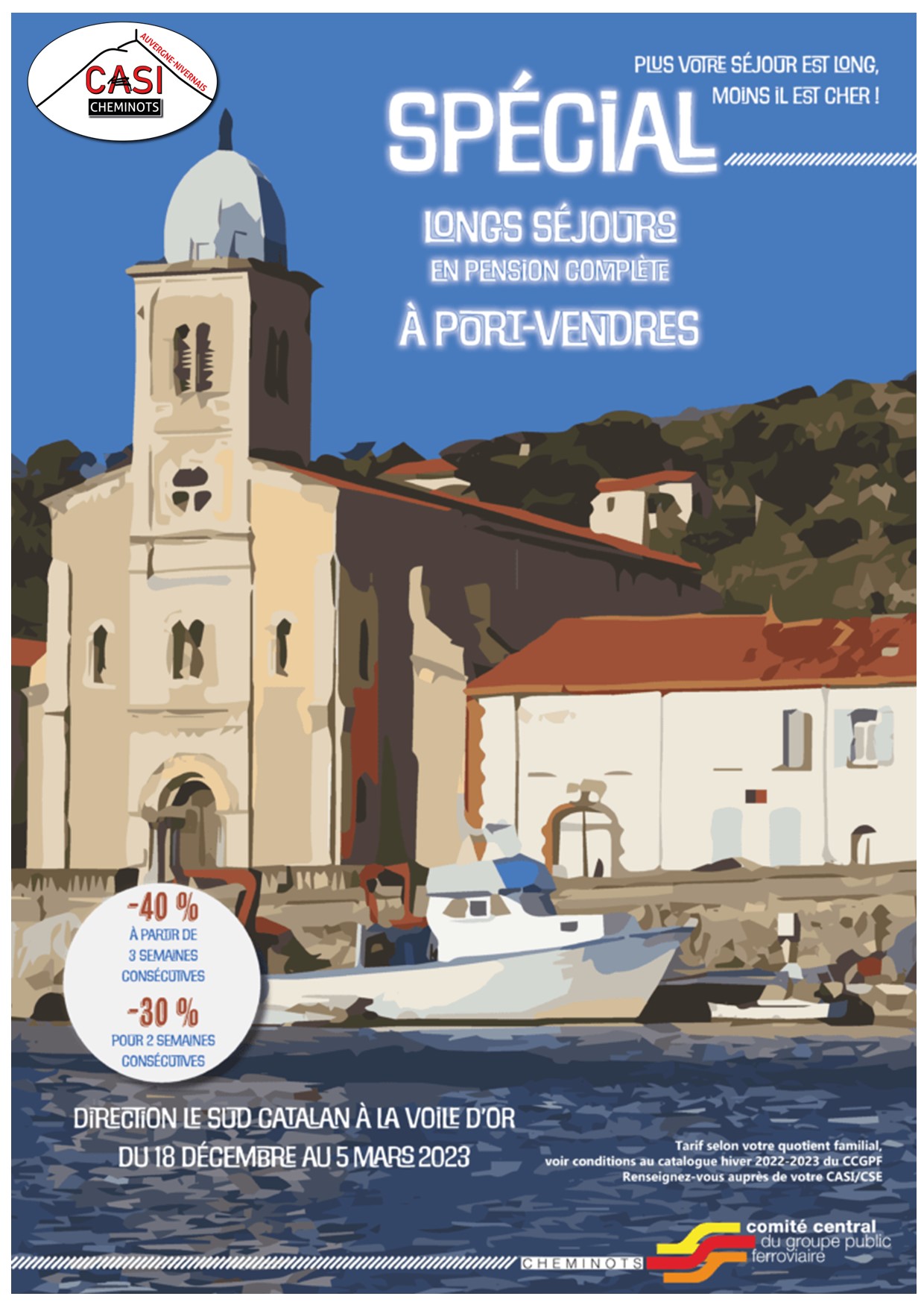 2022 Affiche Long sejour Port Vendres