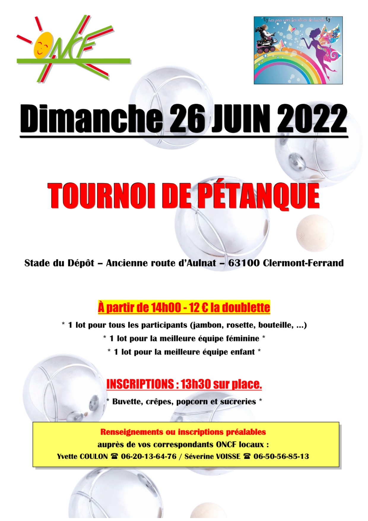 2022 Affiche Tournoi Pétanque ONCF
