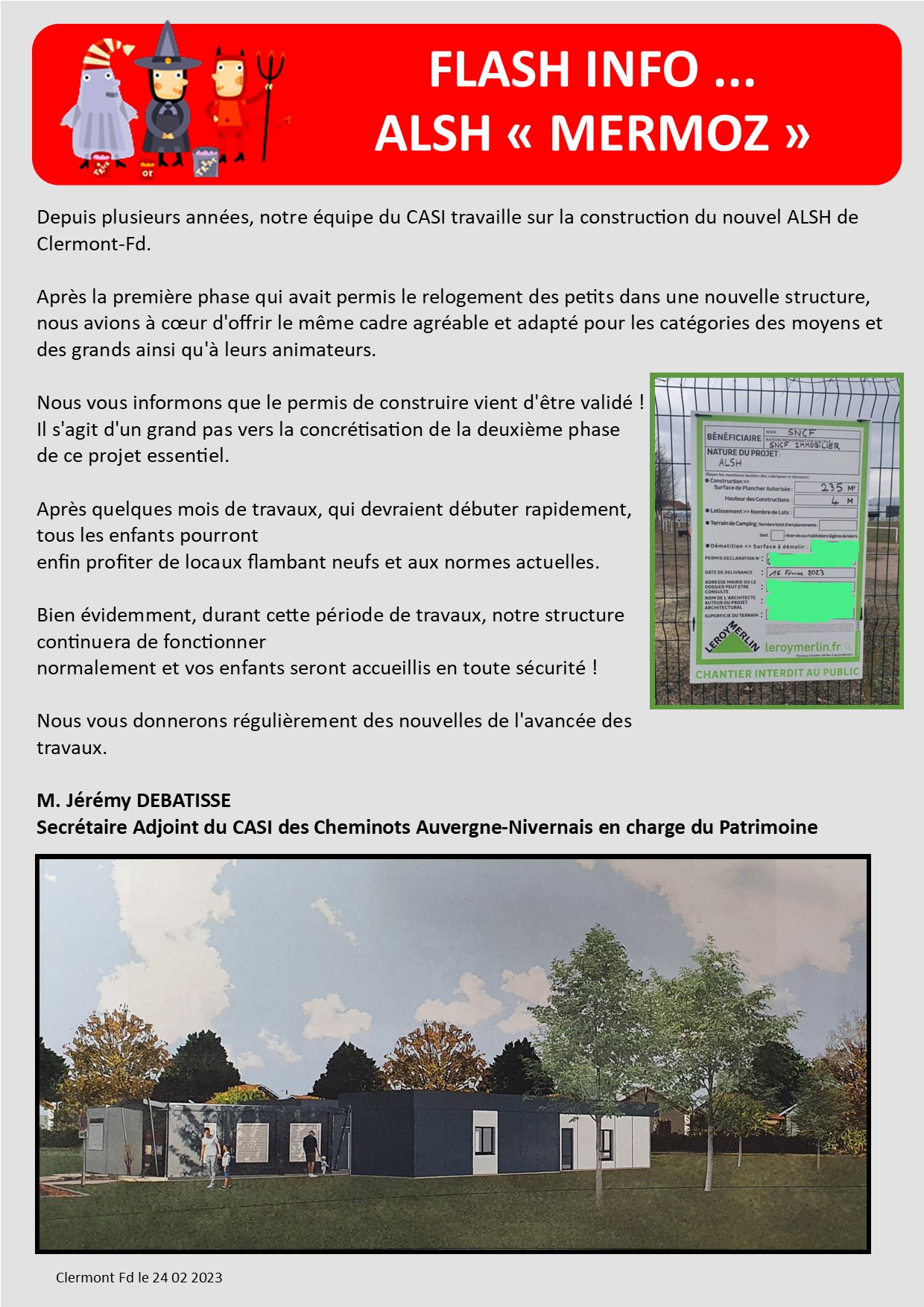 2023 02 24 Flash info ALSH MERMOZ