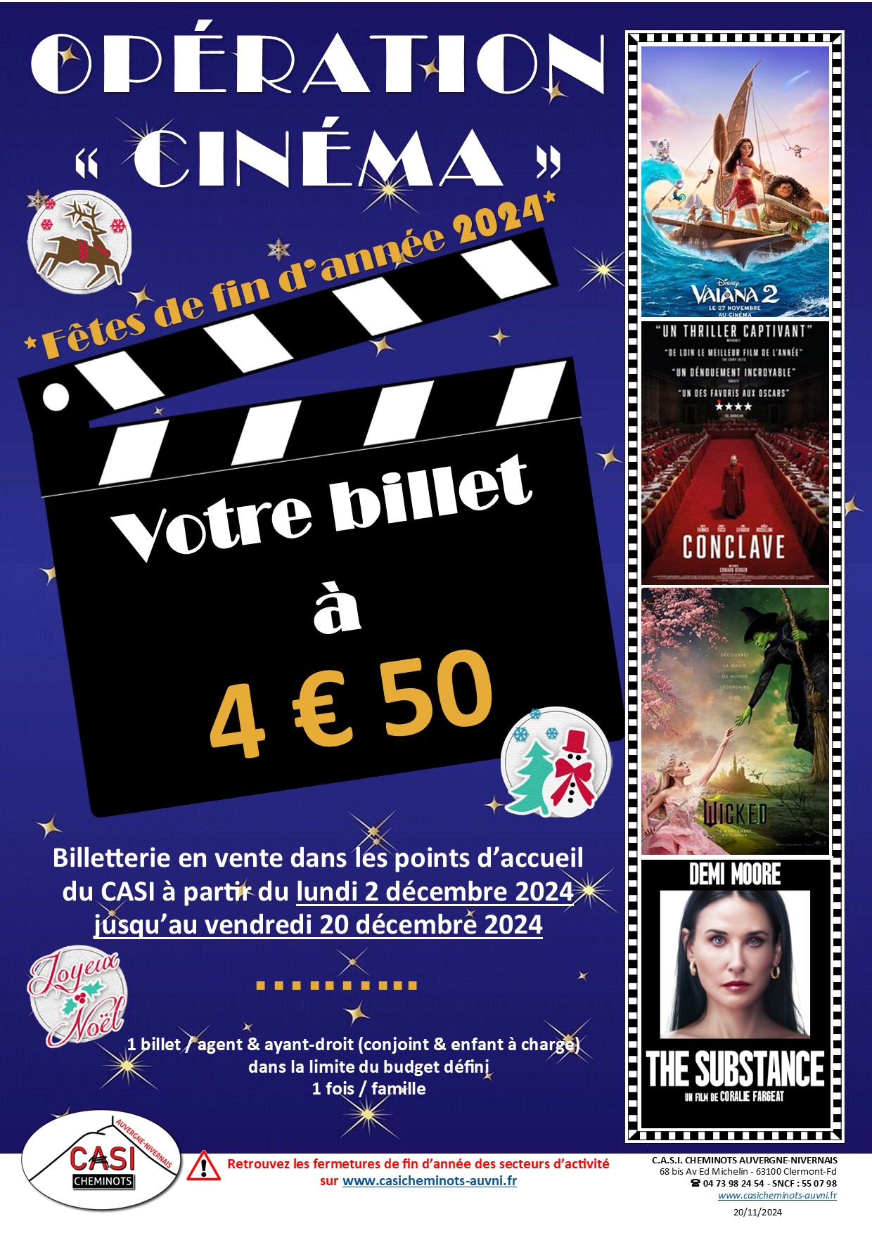 2024 Affiche Opération Cinéma Fin dannée