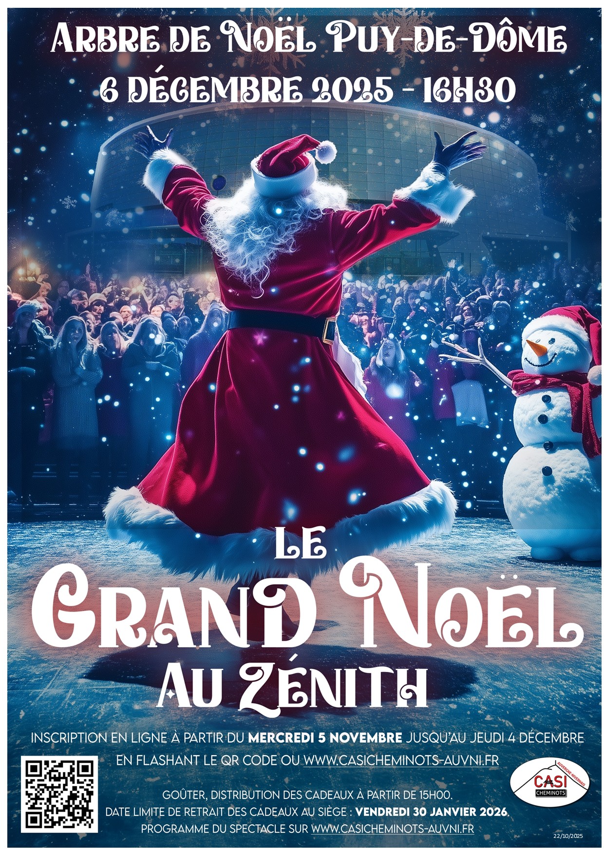 2025 Affiche Noel Clermont Fd