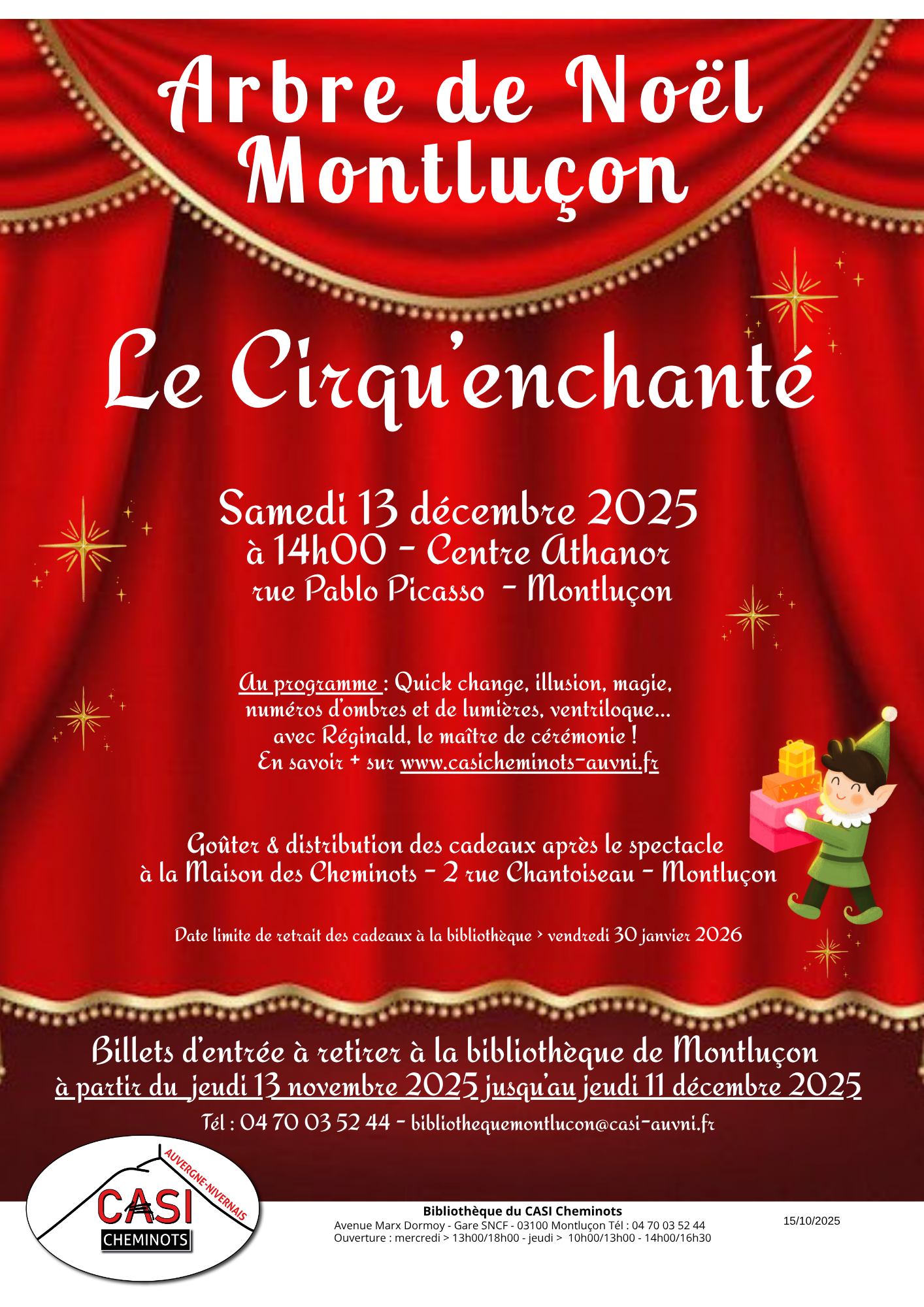 2025 Affiche définit Noel Montlucon