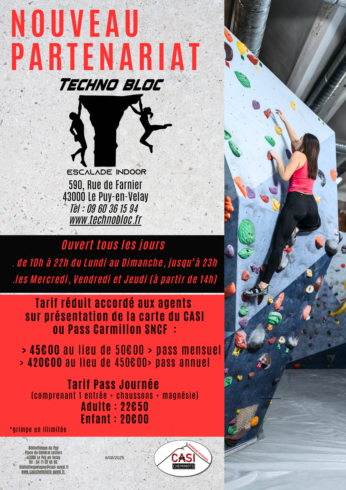 2025 Affiche définit Partenariat Techno Bloc 43