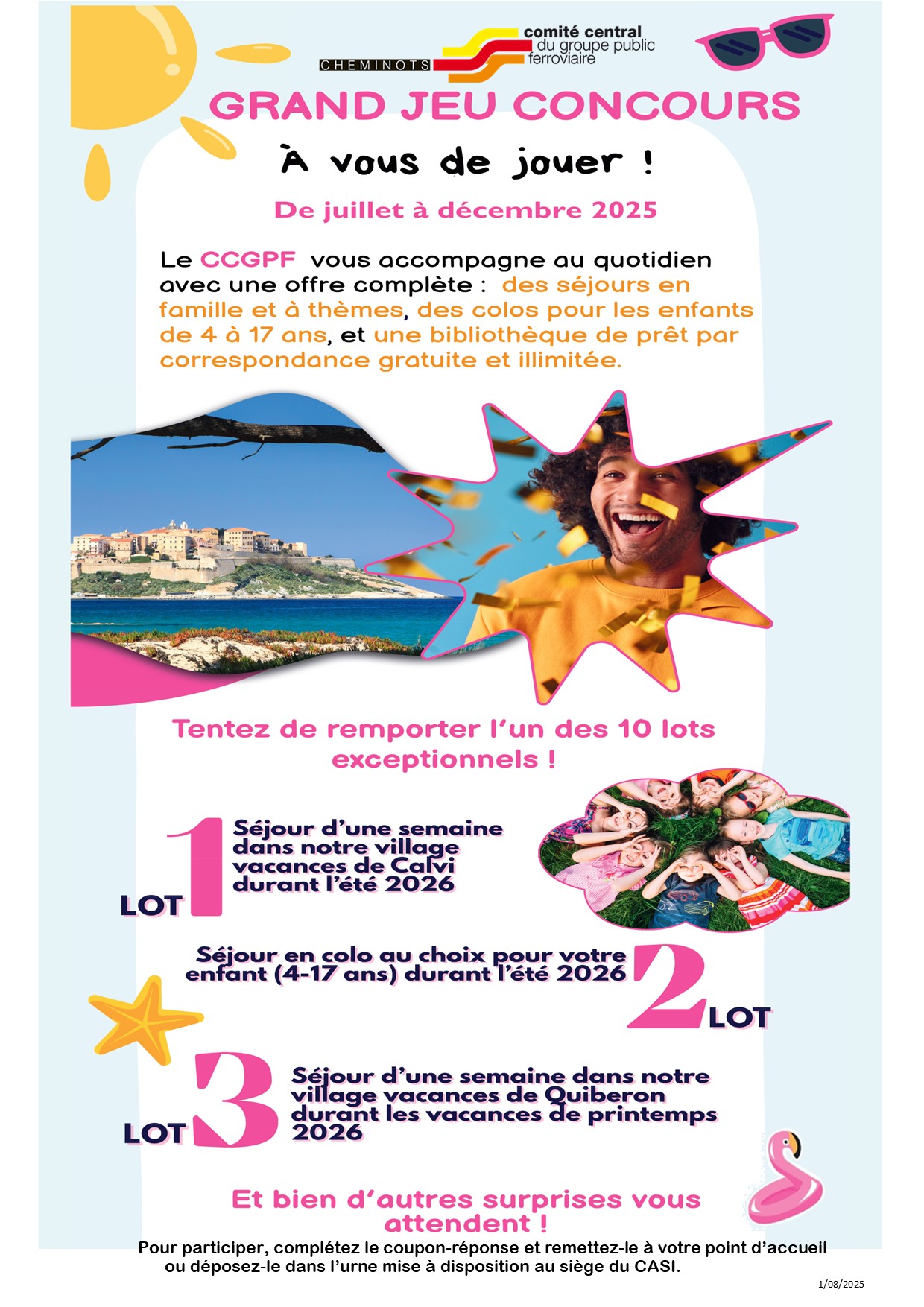 2025 Affiche grand jeu concours du CCGPF