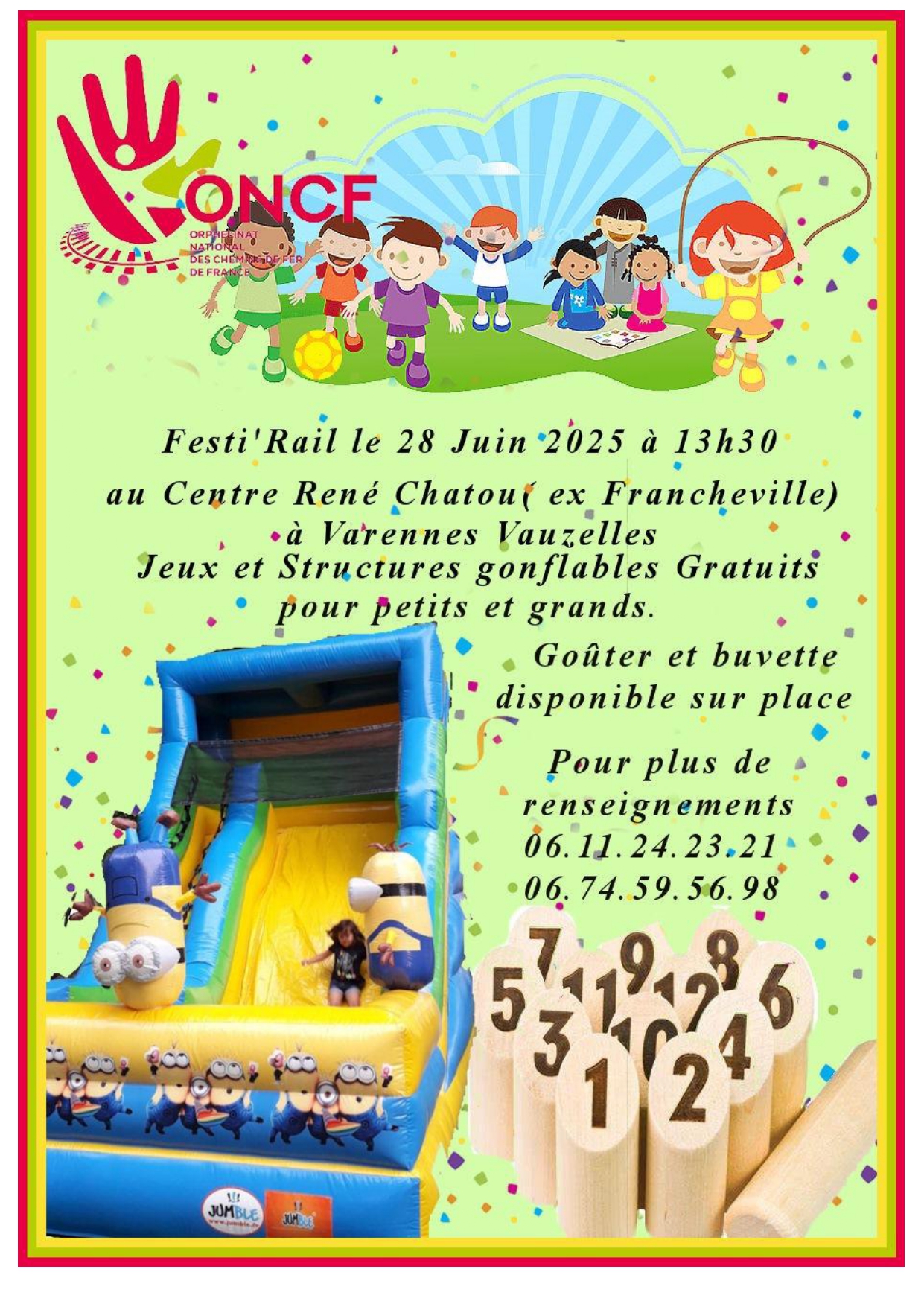 Affiche Festirail 2025