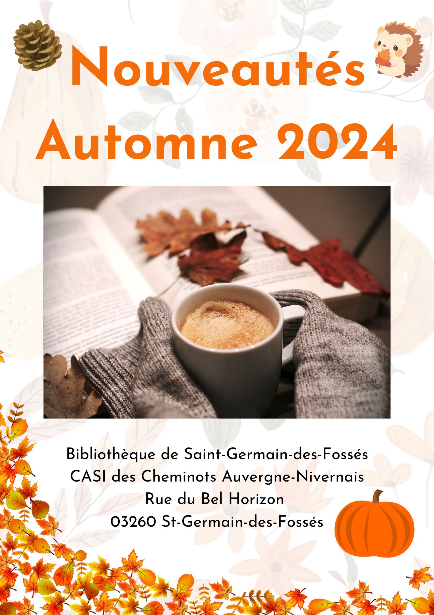 Couverture nouveautés automne 2024 SGDF