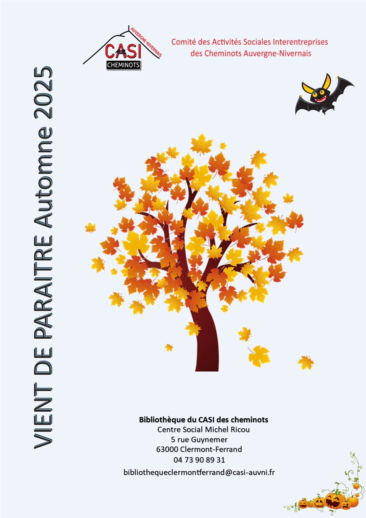 Vient de paraître automne 2025 bib 63