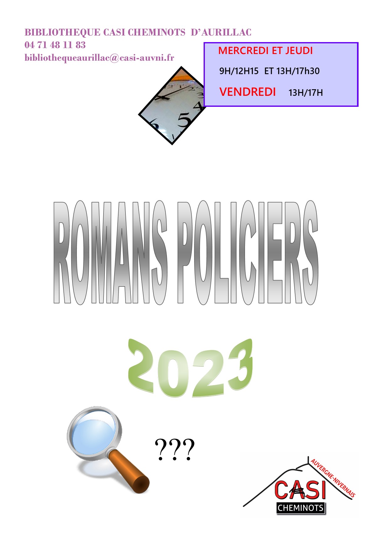 nouveautés POLICIERS 2023
